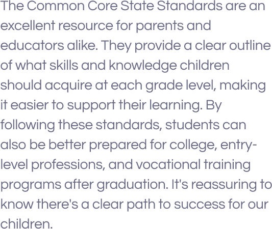 common core math benefits for grade 4 student text displayed